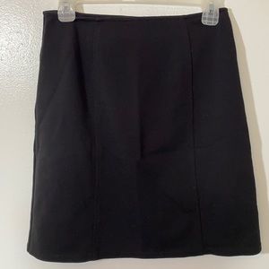 Ann Taylor Loft Black Knee Length Skirt 4P XC